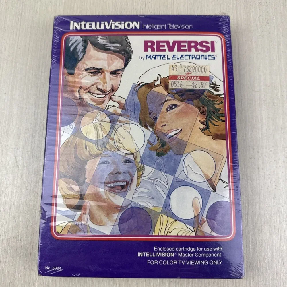 Reversi (Mattel Intellivision, 1980) Intelligent Television No. 5304 New